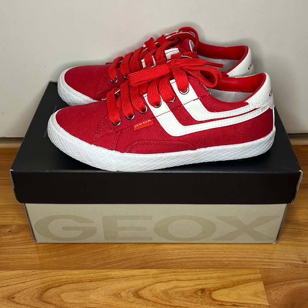 GEOX | J Club Boy B - Canvas + Geobuck Sneakers